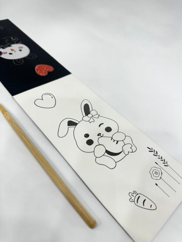Scratching Watercolor Notes – Creative Fun for Kids - Image 2