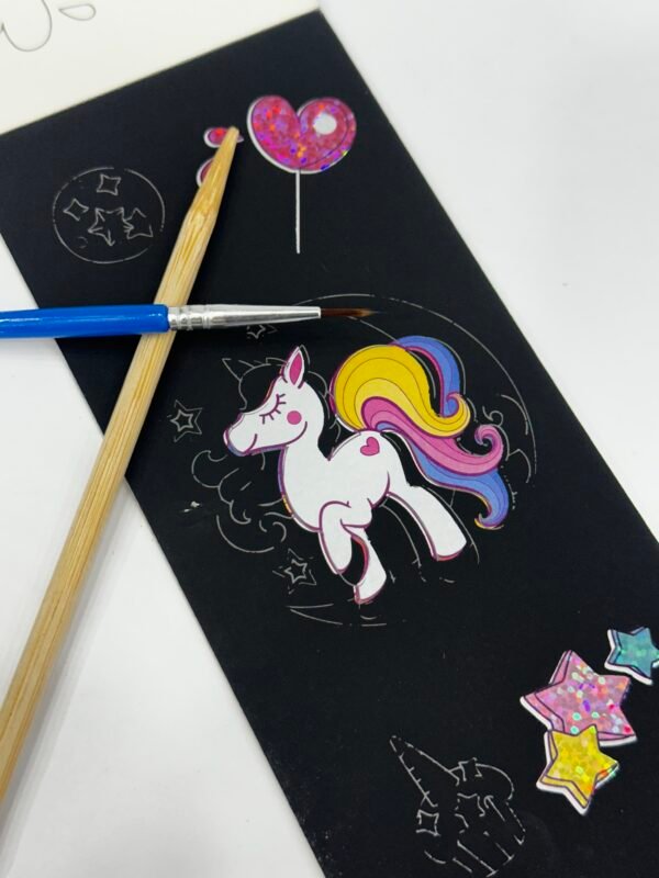 Scratching Watercolor Notes – Creative Fun for Kids