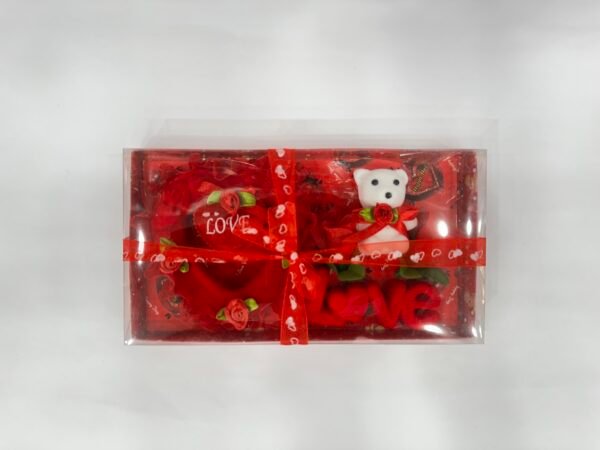 Teddy With Red Roses - LOVE - Image 2