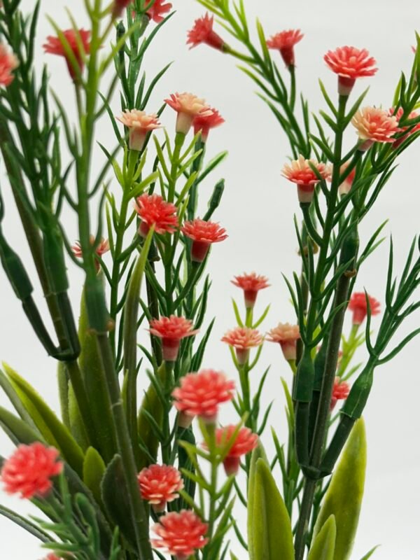 Green Planters - Orange Flowers - Image 3
