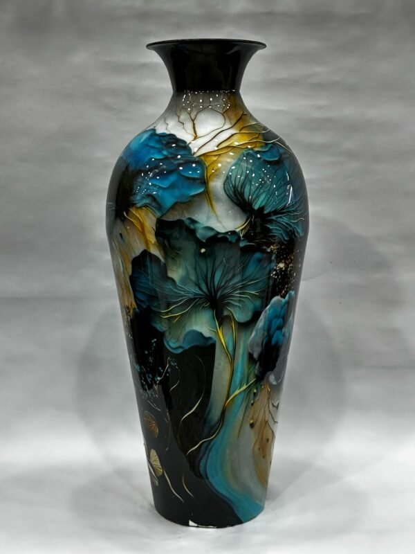Metal Vase - Flowers
